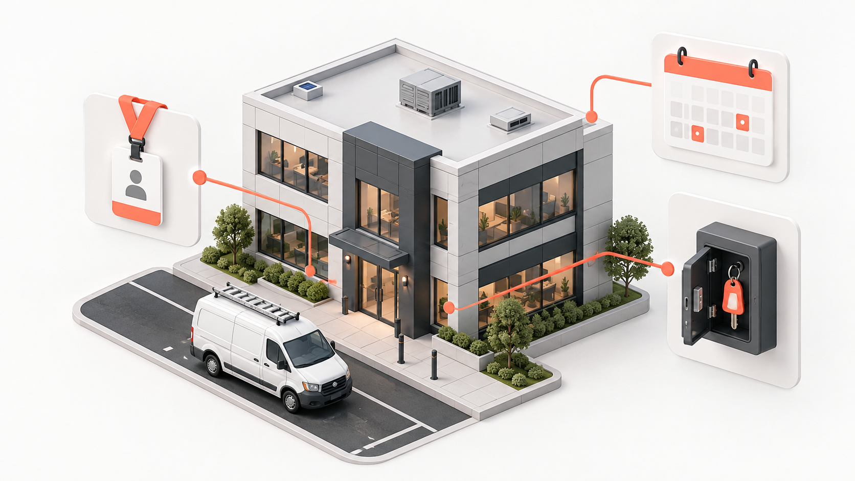 Commercial Service Access Coordination for Contractors